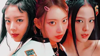 BLACKPINK (블랙핑크) & LE SSERAFIM (르세라핌) & ITZY (있지) - 'Pink Venom x Antifragile x Not Shy' MASHUP