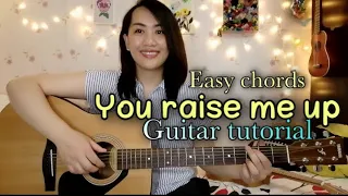 How to play YOU raise me up | Guitar tutorial for beginners | No Capo | Low Key