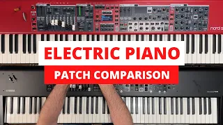 Nord Stage 4 vs. Yamaha YC88 - Electric Piano, Clav, and Harpsichord Sound Comparison