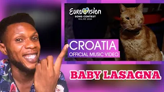 Baby Lasagna - Rim Tim Tagi Dim | Croatia 🇭🇷 | Official Music Video | Eurovision 2024 | Reaction