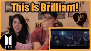 "Salute" by Little Mix & "Mic Drop" by BTS MASHUP | COUPLE'S REACTION!