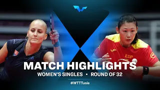 Balazova Barbora vs Xiao Maria | WTT Contender Tunis | WS | R32