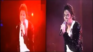 Michael Jackson Billie Jean Live In Tunis and Seoul 1996 | Comparison