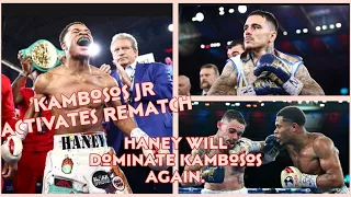 George Kambosos Jr Activates Rematch Clause for Haney fight. 🔥🔥Devin Haney will Dominate again