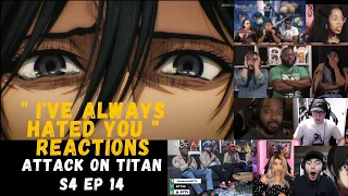 "I'VE ALWAYS HATED YOU MIKASA" | Best Reactions Compilation