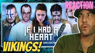 First Ever REACTION | If I Had A Heart (from "Vikings") | Bass Singers Cover ft. Ekaterina Shelehova