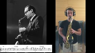 A Taste of Honey - Paul Desmond Solo - Transcription