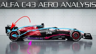 Alfa Romeo C43  -  Aerodynamics Analysis and Initial Thoughts