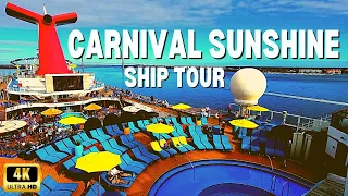 New Carnival Sunshine Full Ship Tour Deck By Deck - Ultimate Cruise Ship Tour 2023🚢 ⚓️ 🛳