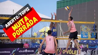 Só Porrada no aberto e top 12 de vôlei de praia!! #volei #voleidepraia