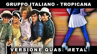 MENTRE LA TV CANTAVA... [Gruppo Italiano - Tropicana #PunkGoesPop Cover | Marca Canaglia] CON TESTO