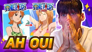 L'ÉVOLUTION PHYSIQUE des PERSONNAGES de ONE PIECE ! (mamamiaaaa)