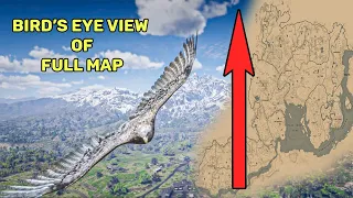 Red Dead Redemption 2 - Bird's Eye View of Full Map | Time-lapse Video