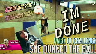PAIGE BUECKERS Does A 360 WINDMILL!! TOLD YALL SHES DIFFERENT! Paige Bueckers OT CHALLENGE