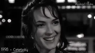 Winona Ryder Time Lapse Filmography Trough the years Before and Now