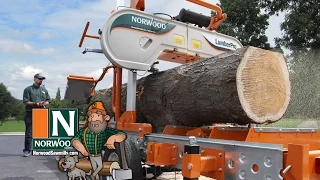 Aserradero de Banda portátil LumberPro HD36 de Norwood – Manual o hidráulico.