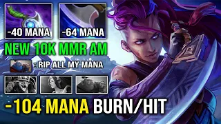 100% NO MANA ALLOW -104 Mana Burn Per Hit Diffusal 10K MMR Pro Anti Mage Dota 2