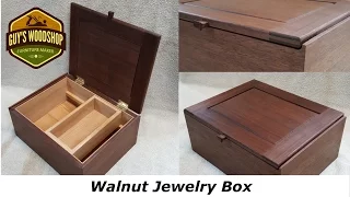 Walnut Jewelry Box