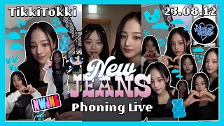 (ENG SUB) NewJeans Phoning Live 23.08.12 - Bbangsaz Talk About Their Trainee Days, Movies & More!