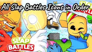 Evolution of All Slap Battles Icons from First to Last || Part: 4 || Roblox: Slap Battles