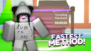 Fastest Method in finding Traveling Merchant in Pet Simulator X!