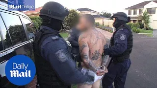 NSW police arrest 17 in  alleged Rebels bikie gang raids