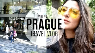 PRAGUE TRAVEL VLOG PART 1 (HOTEL ROOM TOUR, SHOPPING HAUL)