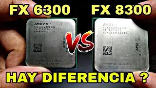 👉AMD  FX 6300 vs FX 8300 Hay mucha DIFERENCIA ? Pruebas de RENDIMIENTO y RESEÑA . AMD Low Cost