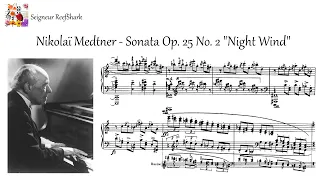 Medtner - Sonata Op. 25 No. 2 "Night Wind" (Ponochevny, Tozer)