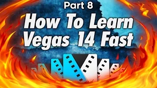 How To Use Sony Vegas Pro 14 For Beginners! Part 8 - Tutorial #186