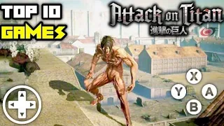 Top 15 Attack on Titan Games for Android  With Download link links || 2022