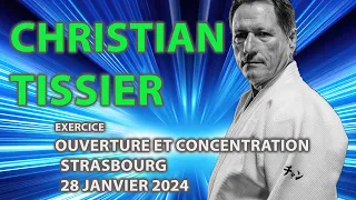 Exercice d'ouverture et de concentration sans opposition avec Christian Tissier Shihan 8ème Dan