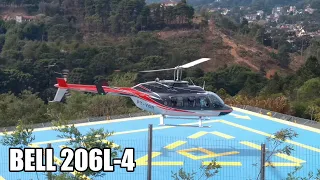 Aproximação para pouso/ decolagem -- Bell 206 L-4 -- PT-YGR