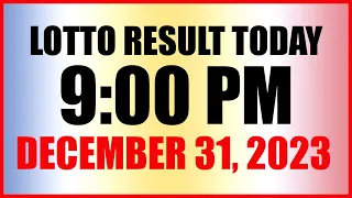 Lotto Result Today 9pm Draw December 31, 2023 Swertres Ez2 Pcso