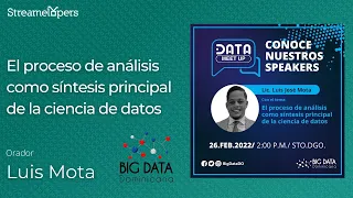 El proceso de análisis como síntesis principal de la ciencia de datos