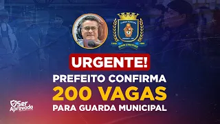 O PREFEITO CONFIRMOU! | 200 vagas para a Guarda Municipal de Manaus