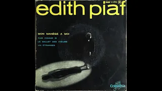 EDITH PIAF - Mon Manège À Moi EP Compacto 1958