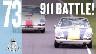 Sliding Classic Porsche 911s in wild battle