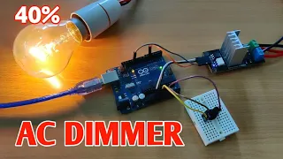 AC Dimmer with Arduino | RobotDyn AC dimmer