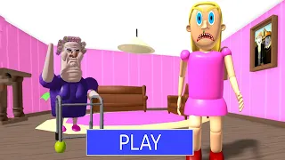 What if I Play as Grumpy Gran in Evil Mom? Scary Obby ROBLOX