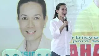 FULL SPEECH: Grace Poe's campaign speech in Sta Cruz, Laguna