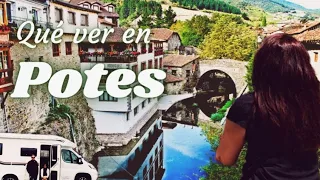 94. ▶️ POTES Cantabria. Área de AUTOCARAVANAS. 👉Qué ver en Potes. Guía de viaje y TURISMO. 🕺💃🕺💃