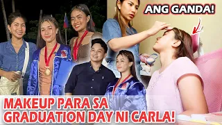 TINULUNGAN NAMING MAG-AYOS SI CARLA SA KANYANG GRADUATION DAY! JOMAR PROUD KAY CARLA! | Jacq Tapia