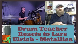 Drum Teacher Reacts - Lars Ulrich - Metallica - Blackened 2020 - Episode 77