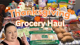 Thanksgiving Grocery Haul 2023 | Kroger and Publix Grocery Haul on a Budget