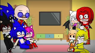 Sonic y sus amigos (+ ya saben quienes)reaccionan a vs Sonic caught mod