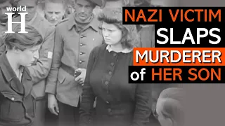 Nazi Victim Slaps Nazi Guard who Murdered her Son - World War 2 - Nazi Concentration Camp -Holocaust