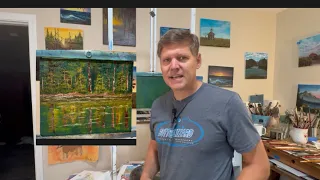 Dense Trees & Reflection’s #tutorial #oilpainting #oilart