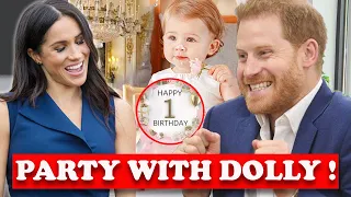 'A CHIMPS TEA PARTY WITH DOLLY, LOL'! Sussex Squad Plans 'High Tea' Birthday For Daughter Lilibet