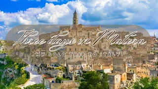 Walking tour of my three day solo trip to Sassi di Matera, Italy. Sights and sounds.
